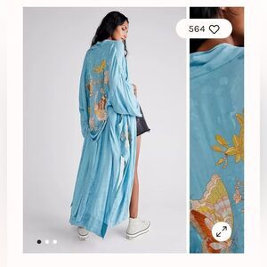 Spell & The Gypse size M/L by Free People Atrium Embroidered Maxi Robe